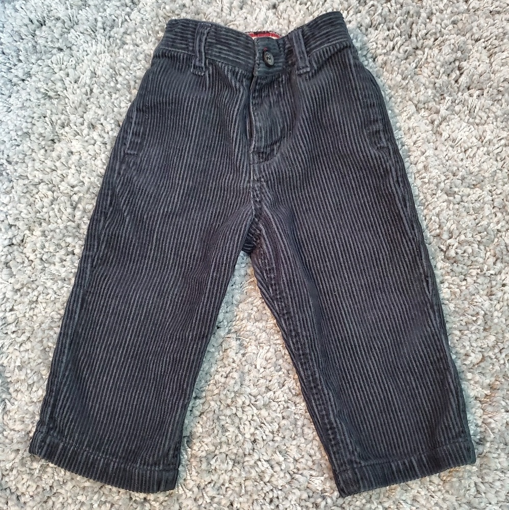 OshKosh Black Corduroy Pants 12 months